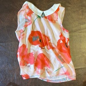 Medium CeCe Flower Print Blouse.